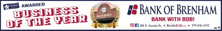 Bank of Brenham banner 2