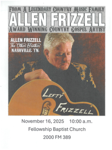 ALLEN FRIZZELL NOV 16
