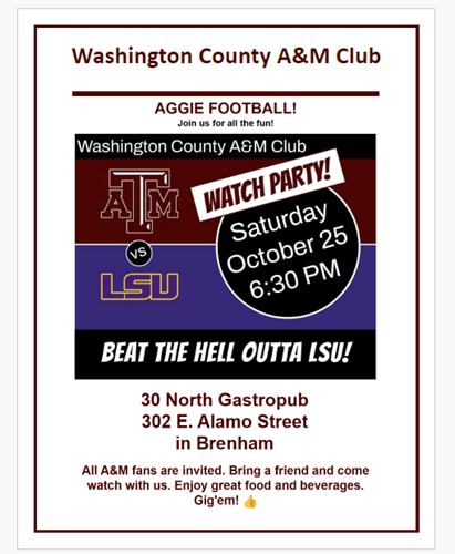 aggie football oct 25