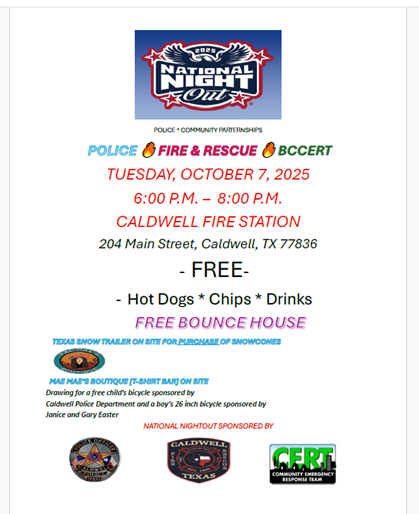 National Night Out-Caldwell