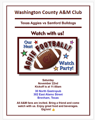 aggie football nov 22